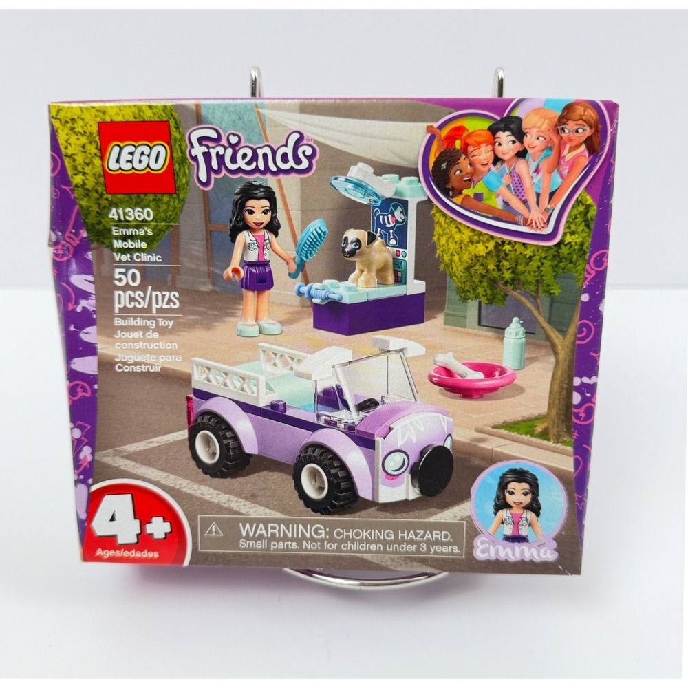 LEGO Friends 41360 Emma's Mobile Vet Clinic Pug 50 Pieces New Sealed Retired